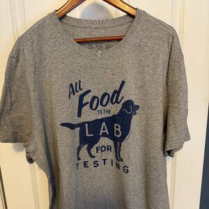 Men's Dog/Lab Life is Good T-shirt in XXL